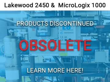 osmonics lakewood 2450, osmonics micrologix 1000, osmonics ro system support